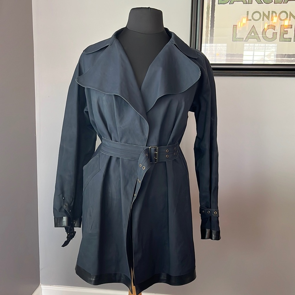 Vintage Burberry 1990’s Black Trench Coat